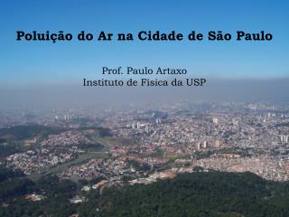 Poluição do Ar na Cidade de São Paulo