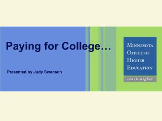Paying for College…