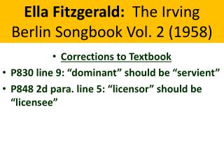 Ella Fitzgerald: The Irving Berlin Songbook Vol. 2 (1958)