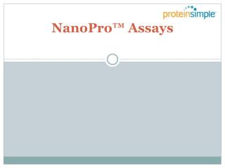 NanoPro Assays
