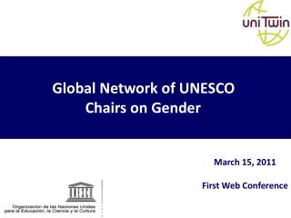 Global Network of UNESCO Chairs on Gender