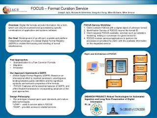 FOCUS – Format Curation Service