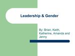 Leadership Gender