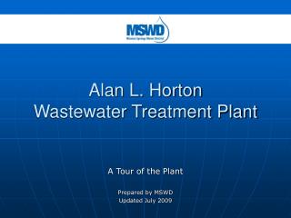 Alan L. Horton Wastewater Treatment Plant