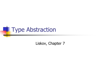 Type Abstraction
