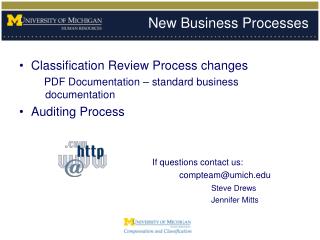 New Business Processes