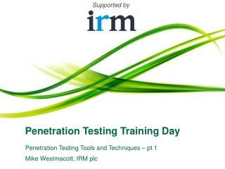 Penetration testing ppt