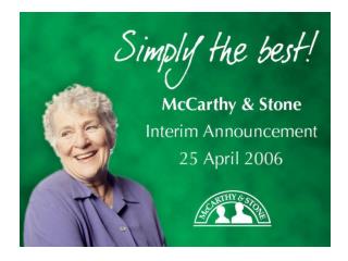 McCarthy &amp; Stone the Natural Choice for a Happy Retirement
