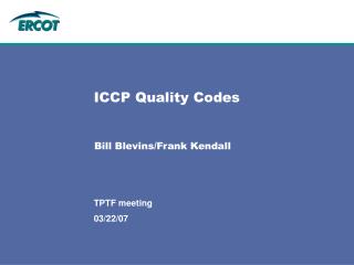 ICCP Quality Codes