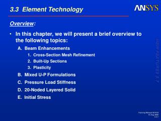 3.3 Element Technology