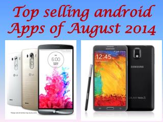 Top selling android Apps of August 2014
