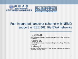 Fast-integrated handover scheme with NEMO support in IEEE 802.16e BWA networks