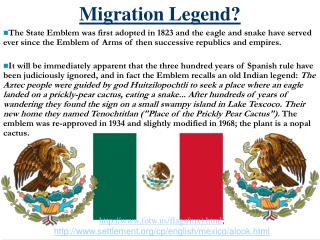 Migration Legend?
