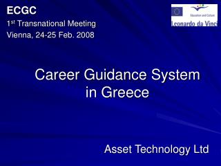 Career Guidance System in Greece