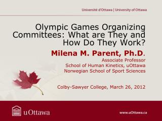 Olympic Games Organizing Committees: What are They and How Do They Work?