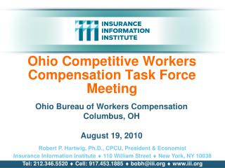 Ohio Competitive Workers Compensation Task Force Meeting