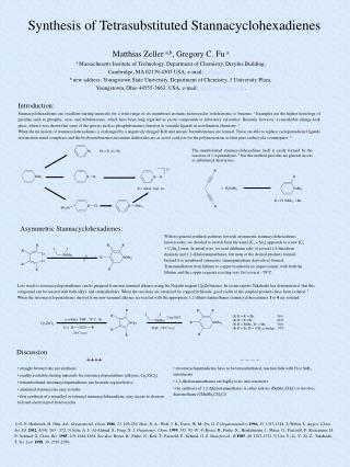 Synthesis of Tetrasubstituted Stannacyclohexadienes