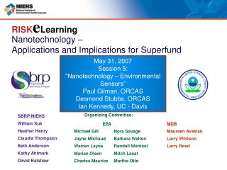 Nanotechnology – Applications and Implications for Superfund