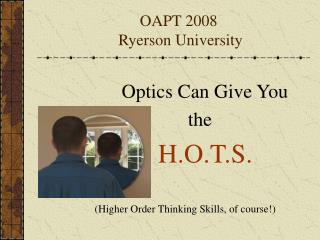 OAPT 2008 Ryerson University