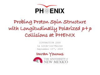 Probing Proton Spin Structure with Longitudinally Polarized p + p Collisions at PHENIX