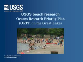 USGS beach research Oceans Research Priority Plan (ORPP) in the Great Lakes
