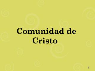 Comunidad de Cristo
