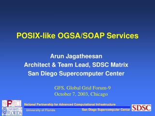 POSIX-like OGSA/SOAP Services