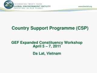 Country Support Programme (CSP)