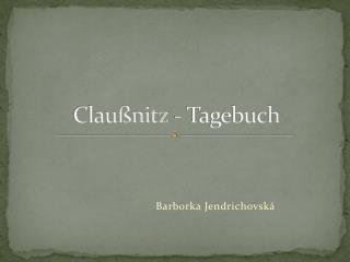 Claußnitz - Tagebuch