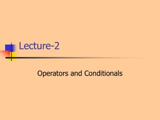 Lecture-2