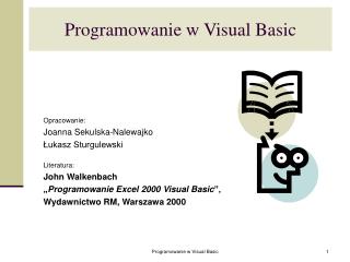 Programowanie w Visual Basic