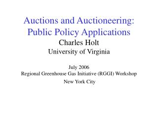 Auctions – A Long History