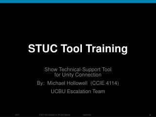 STUC Tool Training