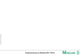 Programmierung von Modular-SPS PS416 ( A28 )
