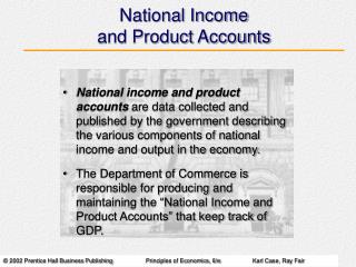 National Income and Product Accounts
