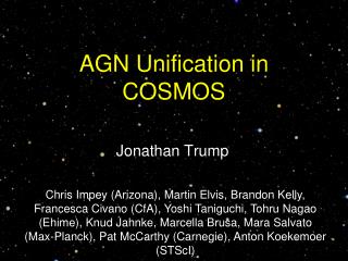 AGN Unification in COSMOS