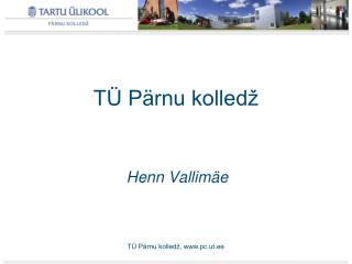 TÜ Pärnu kolledž