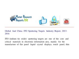 Global And China ITO Sputtering Targets Industry Report, 201