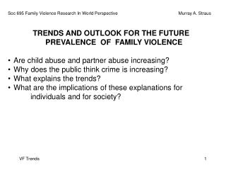 TRENDS IN CHILD ABUSE These are the figures you are used to seeing