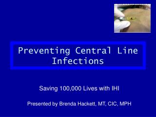 Preventing Central Line Infections