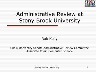 Administrative Review at Stony Brook University