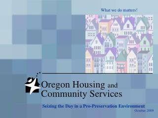 Oregon Housing and Community Services