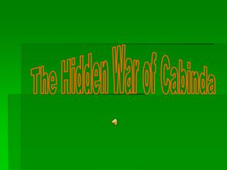 The Hidden War of Cabinda