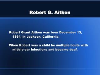 Robert G. Aitken