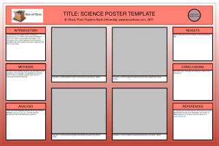 TITLE: SCIENCE POSTER TEMPLATE