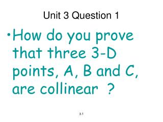Unit 3 Question 1