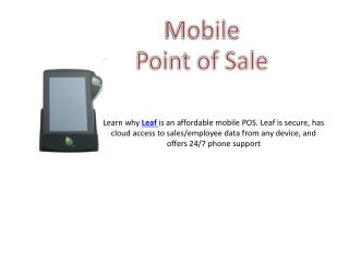 Mobile Point of Sale