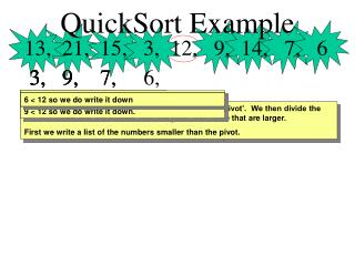 QuickSort Example