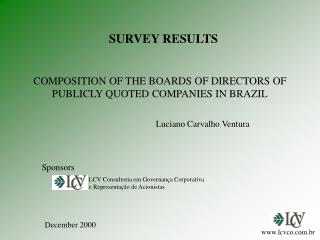 COMPOSITION OF THE BOARDS OF DIRECTORS OF PUBLICLY QUOTED COMPANIES IN BRAZIL