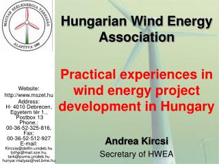 Hungarian Wind Energy Association